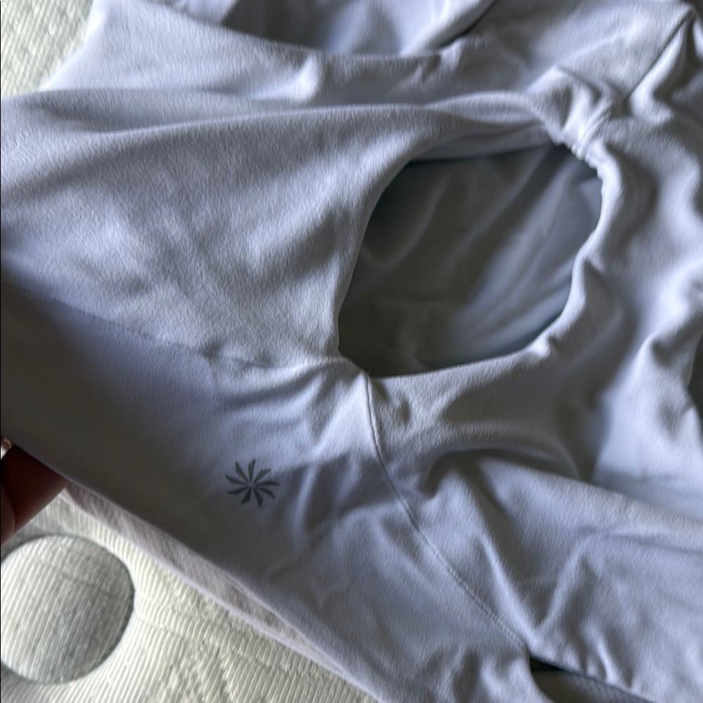 White Athleta Tank Top cross cross size M
